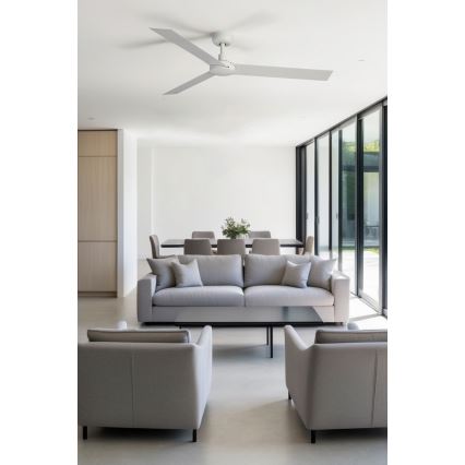 FARO 34292WP - Deckenventilator CRUISER XL weiß d 160 cm SMART + Fernbedienung