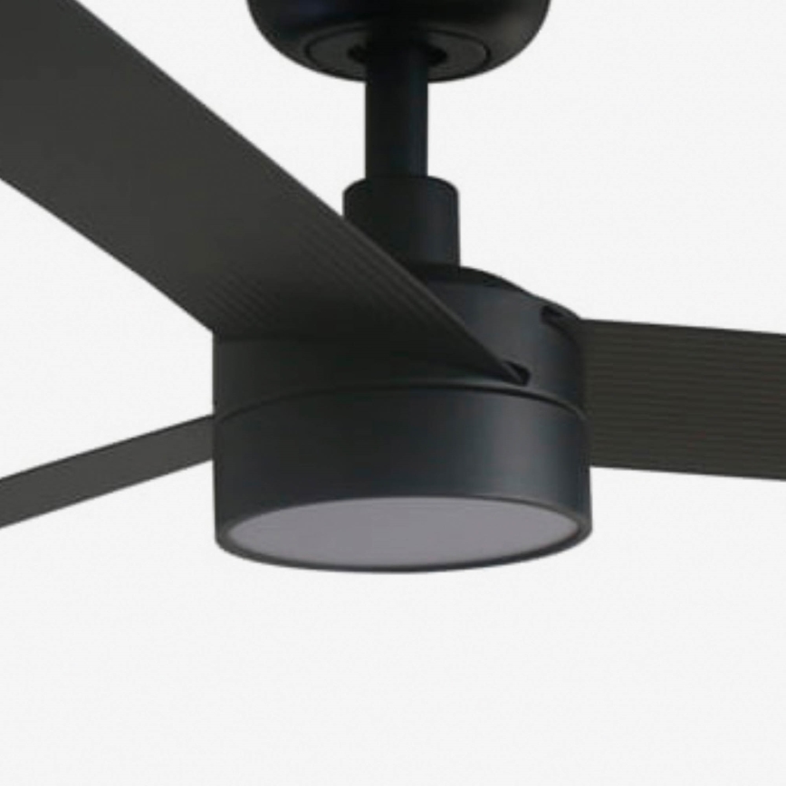 FARO 34293WT1S - LED-dimmbarer Deckenventilator CRUISER XL LED/18W/230V 2700/3000/4000K Ø 160 cm schwarz Wi-Fi Tuya + Fernbedienung