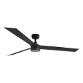 FARO 34293WT1S - LED-dimmbarer Deckenventilator CRUISER XL LED/18W/230V 2700/3000/4000K Ø 160 cm schwarz Wi-Fi Tuya + Fernbedienung