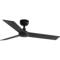 FARO 34296WT - Deckenventilator RUDDER S schwarz/braun d 106 cm Wi-Fi Tuya + Fernbedienung