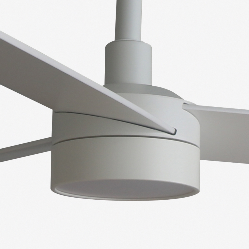 FARO 34297WT-1TW - Dimmbarer LED-Deckenventilator RUDDER L LED/18W/230V 2700/4350/6000K weiß d 132 cm Wi-Fi Tuya + Fernbedienung