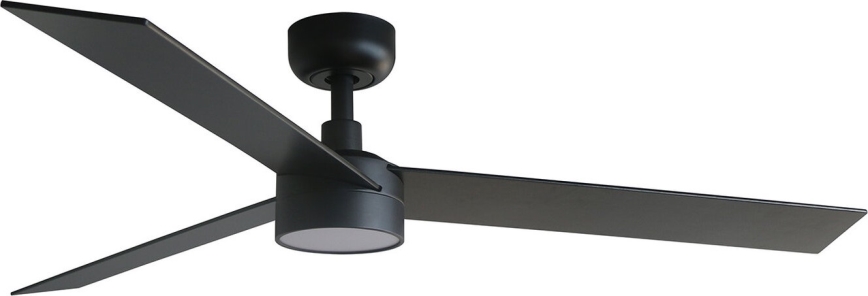FARO 34298WT-1TW - Dimmbarer LED-Deckenventilator RUDDER L LED/18W/230V 2700/4350/6000K schwarz d 132 cm Wi-Fi Tuya + Fernbedienung