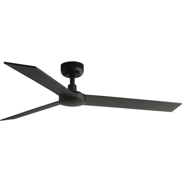 FARO 34298WT - Deckenventilator RUDDER L schwarz/Wenge d 132 cm Wi-Fi Tuya + Fernbedienung