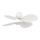 FARO 34315SWT - LED-dimmbarer Deckenventilator KLOVER S LED/20 W/230 V 2700/3000/4000 K Ø 80 cm weiß Wi‑Fi Tuya + Fernbedienung