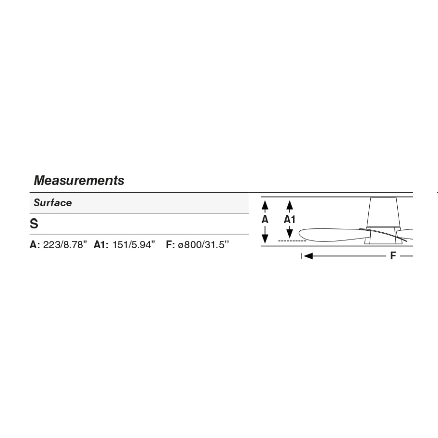 FARO 34315SWT - LED-dimmbarer Deckenventilator KLOVER S LED/20 W/230 V 2700/3000/4000 K Ø 80 cm weiß Wi‑Fi Tuya + Fernbedienung