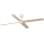 FARO 34355WT - Deckenventilator RUDDER L weiß/beige d 132 cm Wi-Fi Tuya + Fernbedienung