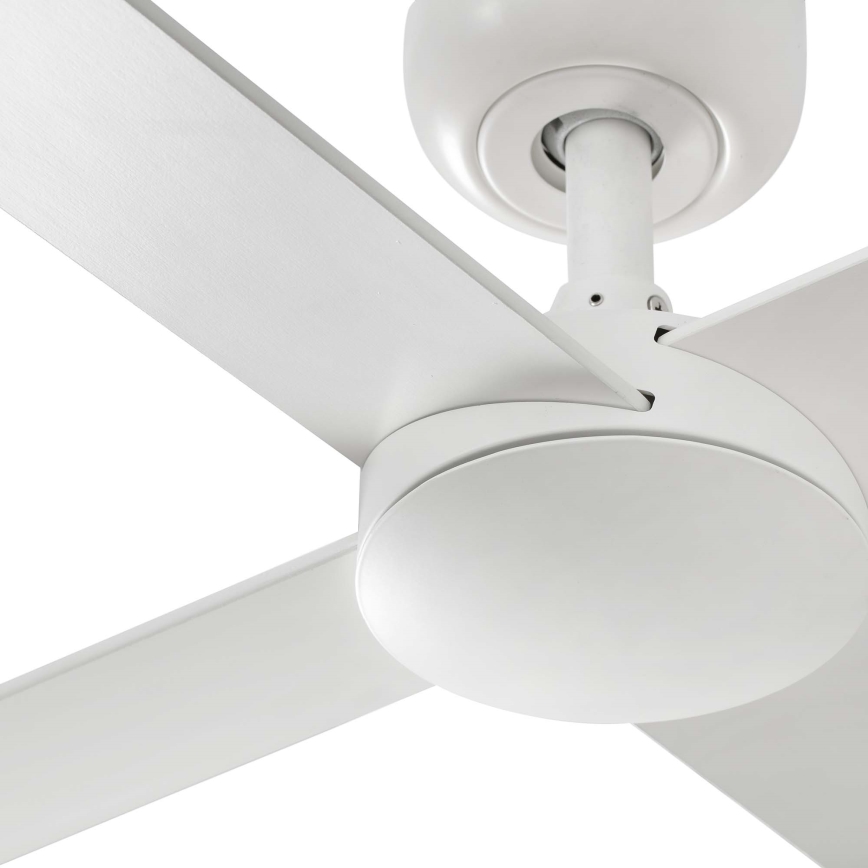 FARO 34355WT - Deckenventilator RUDDER L weiß/beige d 132 cm Wi-Fi Tuya + Fernbedienung