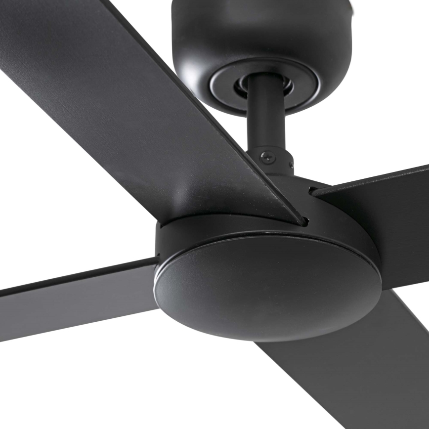 FARO 34356 - Deckenventilator RUDDER L braun/schwarz d 132 cm + Fernbedienung