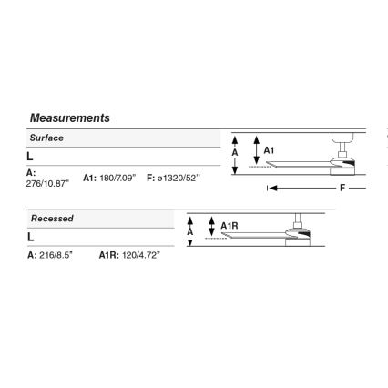 FARO 34356WT1S - LED-dimmbarer Deckenventilator RUDDER L LED/18W/230V 2700/3000/4000K Ø 132 cm braun/schwarz Wi-Fi Tuya + Fernbedienung