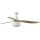 FARO 34361WT-11L - Deckenventilator OUTWOOD L 1xE27/15W/230V braun/weiß d 150 cm Wi-Fi Tuya IP44 + Fernbedienung
