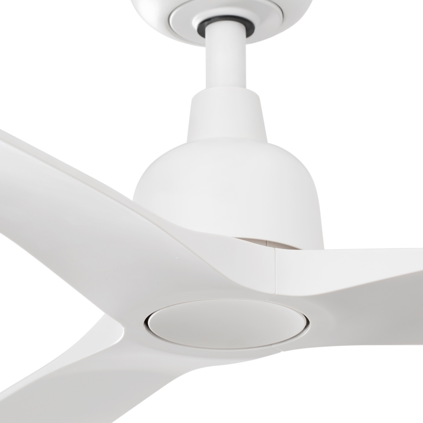 FARO 34363 - Deckenventilator OUTWOOD L weiß d 150 cm IP44 + Fernbedienung