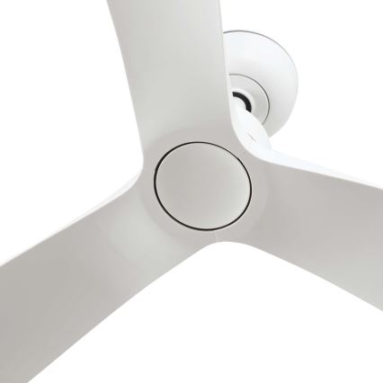 FARO 34363 - Deckenventilator OUTWOOD L weiß d 150 cm IP44 + Fernbedienung