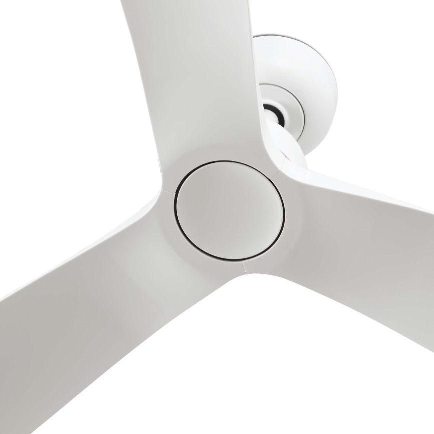 FARO 34363WT - Deckenventilator OUTWOOD L weiß Ø 150 cm Wi‑Fi Tuya IP44 + Fernbedienung