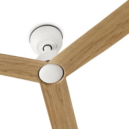 FARO 34370 - Deckenventilator MARINE M Ø 125 cm braun/weiß IP44 + Fernbedienung