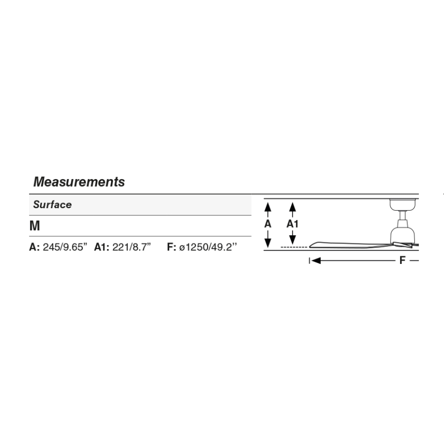 FARO 34370 - Deckenventilator MARINE M Ø 125 cm braun/weiß IP44 + Fernbedienung