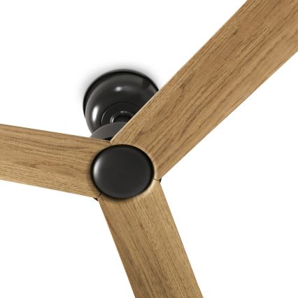 FARO 34371WT - Deckenventilator MARINE M Ø 125 cm, Braun/Schwarz, IP44, Tuya Wi-Fi + Fernbedienung