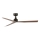 FARO 34372WT - Deckenventilator MARINE M Ø 125 cm braun/schwarz IP44 Wi-Fi Tuya + Fernbedienung
