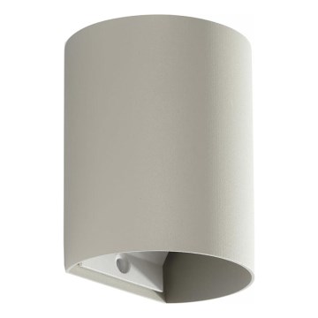 FARO 40524 - Wandleuchte SOLE 1xGU10/8W/230V grau rund