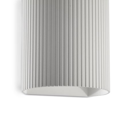 FARO 40526 - Wandleuchte SOLE 1xGU10/8W/230V weiß gewellt rund