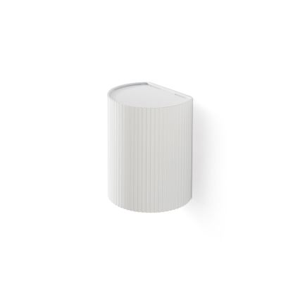 FARO 40526 - Wandleuchte SOLE 1xGU10/8W/230V weiß gewellt rund