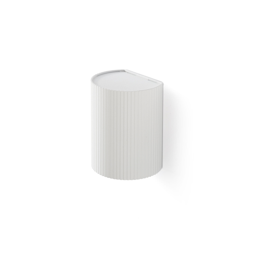 FARO 40526 - Wandleuchte SOLE 1xGU10/8W/230V weiß gewellt rund