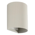 FARO 40528 - Wandleuchte SOLE 1xGU10/8W/230V grau gewellt rund