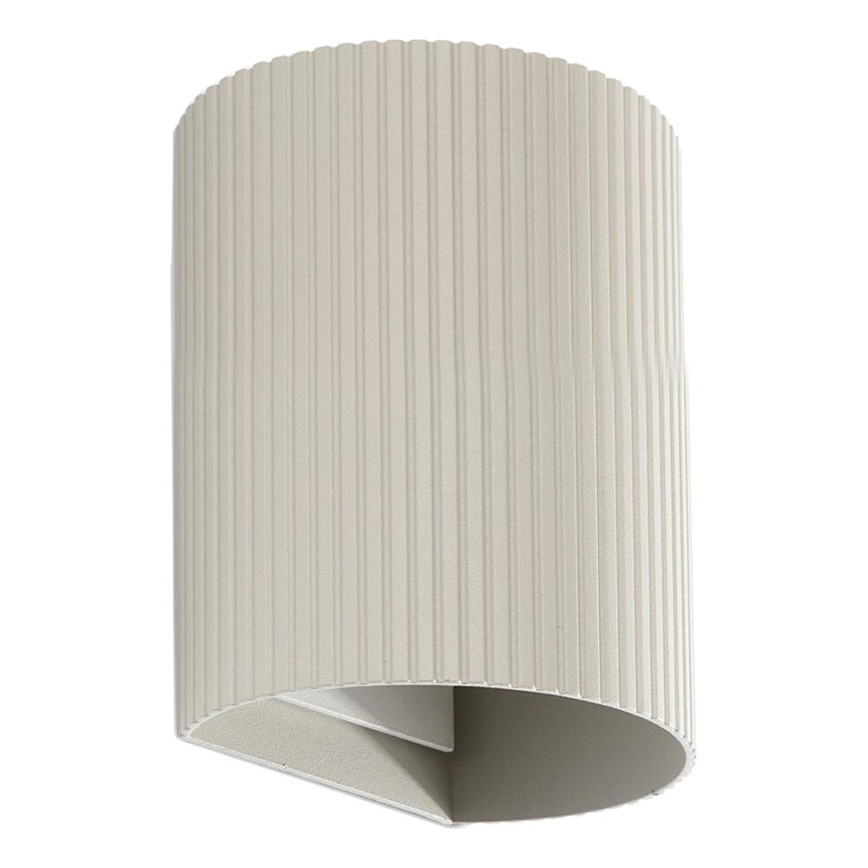 FARO 40528 - Wandleuchte SOLE 1xGU10/8W/230V grau gewellt rund