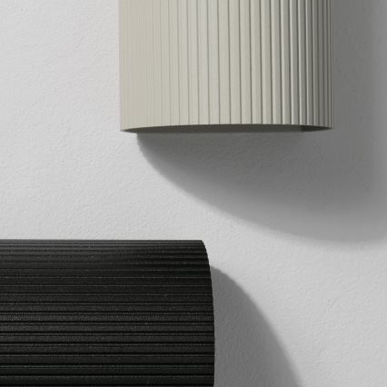FARO 40528 - Wandleuchte SOLE 1xGU10/8W/230V grau gewellt rund