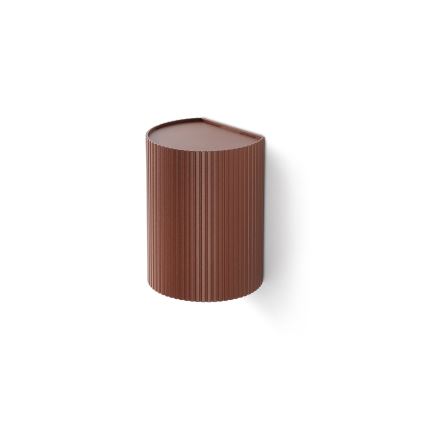 FARO 40529 - Wandleuchte SOLE 1xGU10/8W/230V ziegelrot gewellt rund