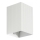 FARO 40534 - Wandleuchte SOLE 1xGU10/8W/230V weiß gewellt eckig