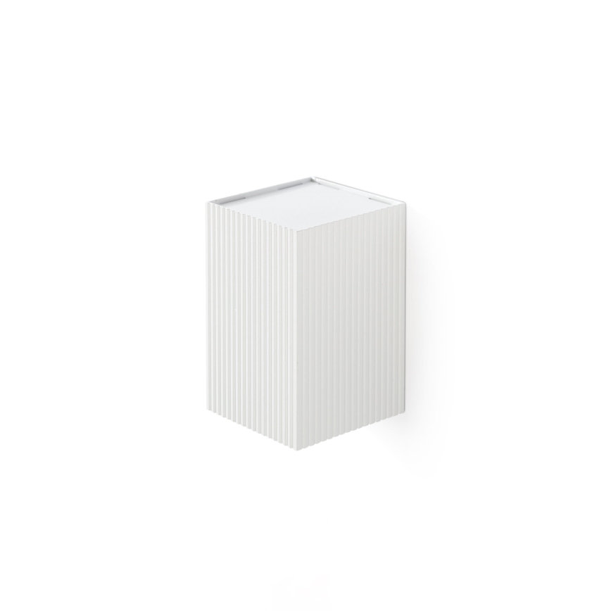 FARO 40534 - Wandleuchte SOLE 1xGU10/8W/230V weiß gewellt eckig