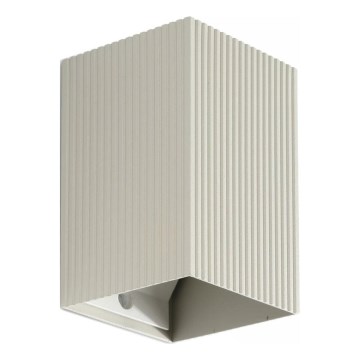 FARO 40536 - Wandleuchte SOLE 1xGU10/8W/230V grau gewellt eckig