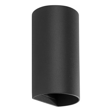 FARO 40539 - Wandleuchte SOLE 2xGU10/8W/230V schwarz rund