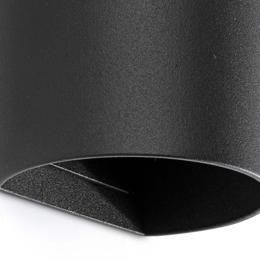 FARO 40539 - Wandleuchte SOLE 2xGU10/8W/230V schwarz rund