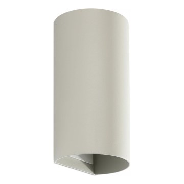 FARO 40540 - Wandleuchte SOLE 2xGU10/8W/230V grau rund