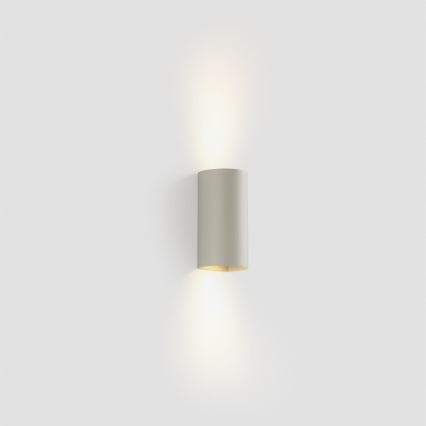 FARO 40540 - Wandleuchte SOLE 2xGU10/8W/230V grau rund