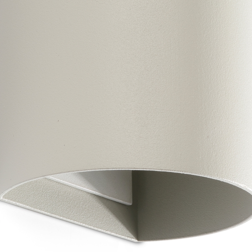 FARO 40540 - Wandleuchte SOLE 2xGU10/8W/230V grau rund
