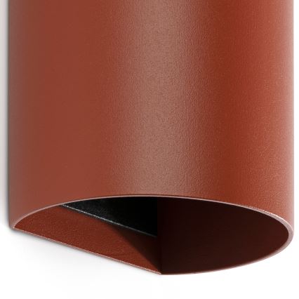 FARO 40541 - Wandleuchte SOLE 2xGU10/8W/230V ziegelrot rund