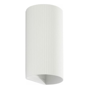 FARO 40542 - Wandleuchte SOLE 2xGU10/8W/230V weiß gewellt rund