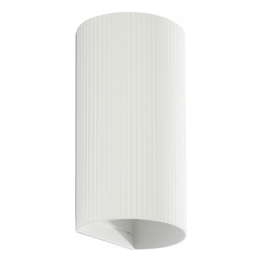 FARO 40542 - Wandleuchte SOLE 2xGU10/8W/230V weiß gewellt rund