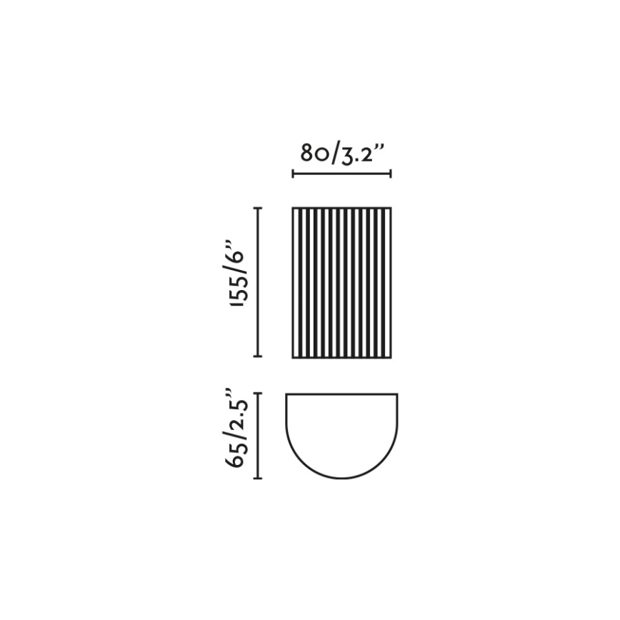 FARO 40542 - Wandleuchte SOLE 2xGU10/8W/230V weiß gewellt rund