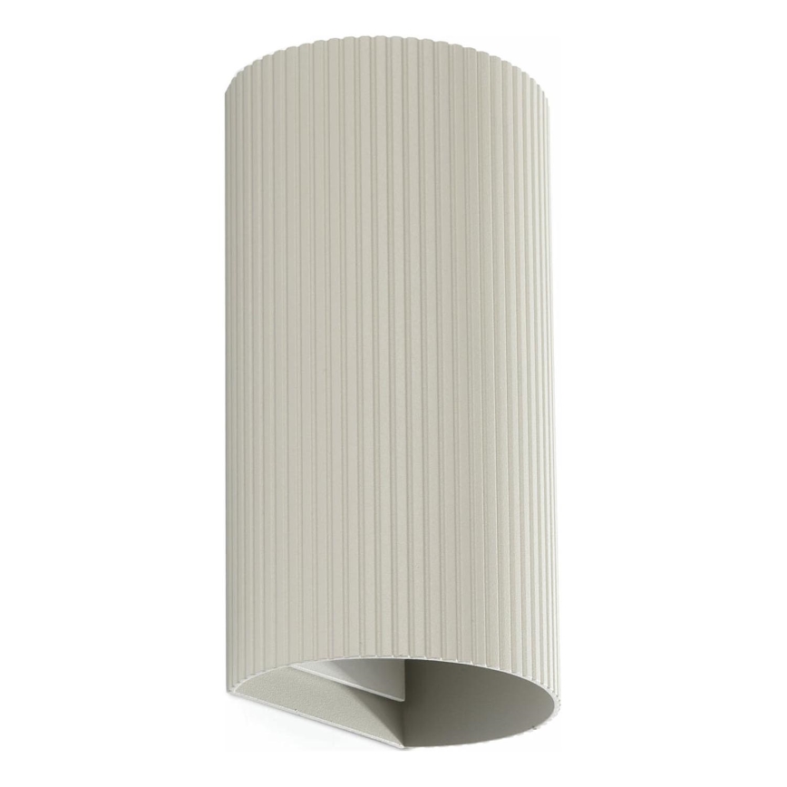 FARO 40544 - Wandleuchte SOLE 2xGU10/8W/230V grau gewellt rund