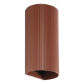 FARO 40545 - Wandleuchte SOLE 2xGU10/8W/230V ziegelrot gewellt rund
