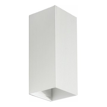 FARO 40565 - Wandleuchte SOLE 2xGU10/8W/230V weiß gewellt eckig