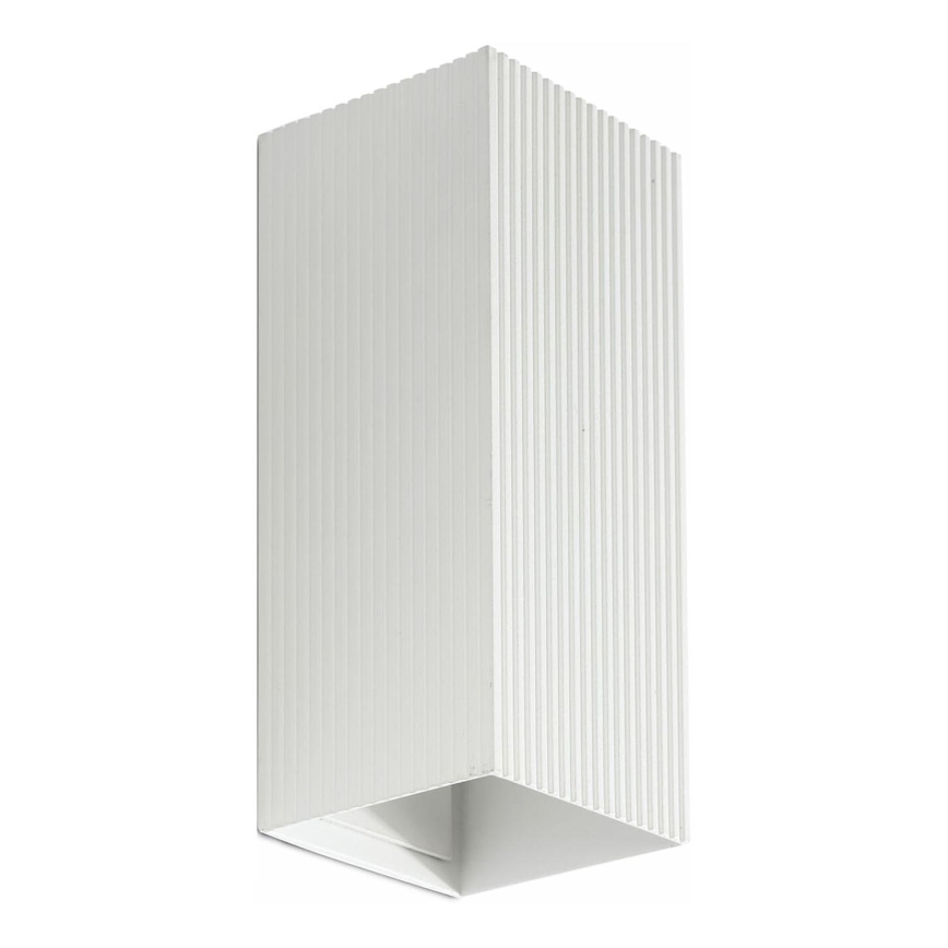 FARO 40565 - Wandleuchte SOLE 2xGU10/8W/230V weiß gewellt eckig