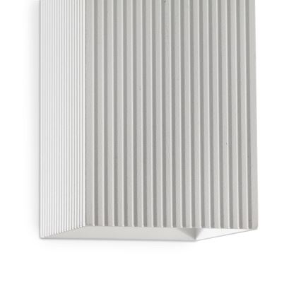FARO 40565 - Wandleuchte SOLE 2xGU10/8W/230V weiß gewellt eckig