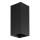 FARO 40566 - Wandleuchte SOLE 2xGU10/8W/230V schwarz gewellt eckig