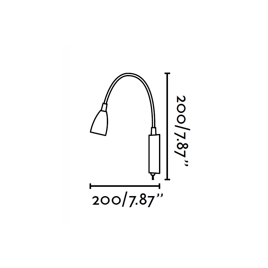 FARO 41019 - Wandleuchte LOKE LED/3W/230V