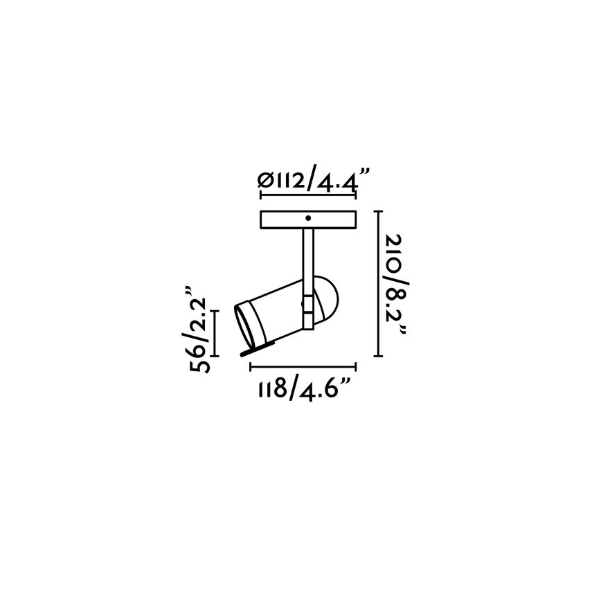 Faro 43529 - Spotlight ORLEANS 1xGU10/8W/230V weiß