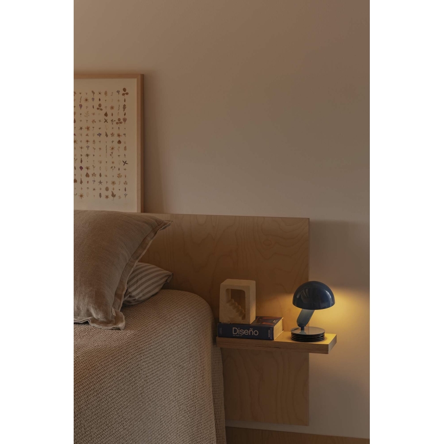 FARO 56102 - Tischleuchte mit Klemme 2-in-1 BELA 1xE27/15W/230V blau